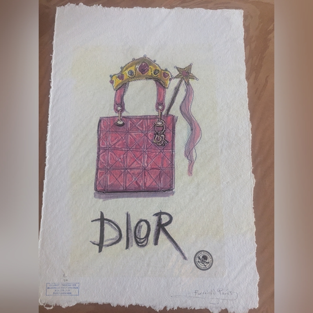 Fairchild Paris Dior Bag Poster